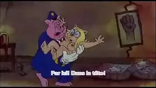 بصاق فتاة العزف المنفرد الديك الكبير